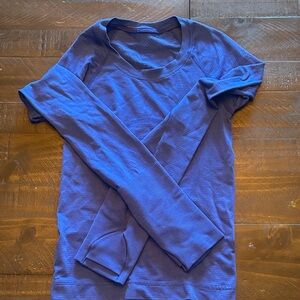 lululemon athletica Blue Long Sleeve Top